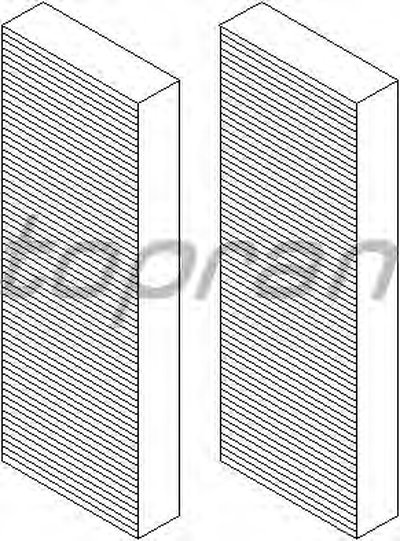 Фильтр, воздух во внутренном пространстве TOPRAN купить