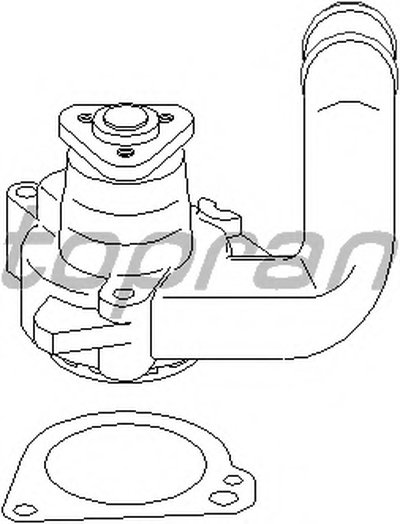 Водяной насос TOPRAN купить