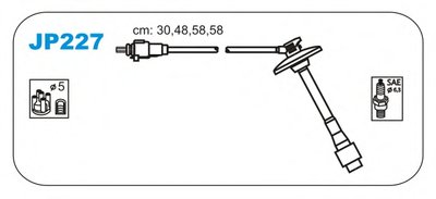 Комплект проводов зажигания JANMOR купить