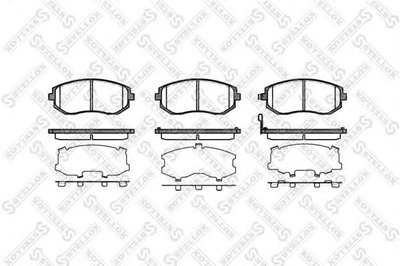 Тормозные колодки передние Subaru Legacy 4WD 02.01-