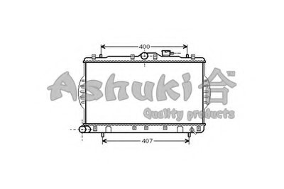 Радиатор, охлаждение двигателя ASHUKI купить