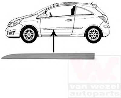 Облицовка / защитная накладка, дверь VAN WEZEL купить