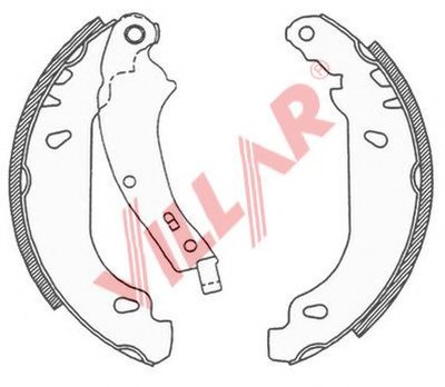 Комплект тормозных колодок VILLAR купить