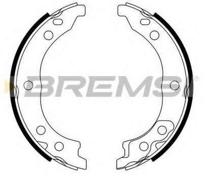 Колодки ручного тормоза Ducato 94-02/Boxer 02- (Bendix)