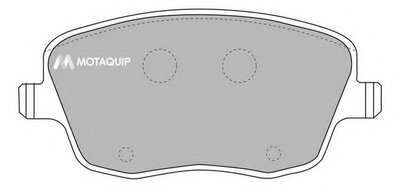 Комплект тормозных колодок, дисковый тормоз MOTAQUIP купить