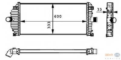 Интеркулер BEHR HELLA SERVICE HELLA купить