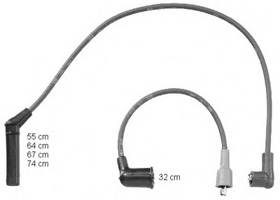 Комплект проводов зажигания BERU купить