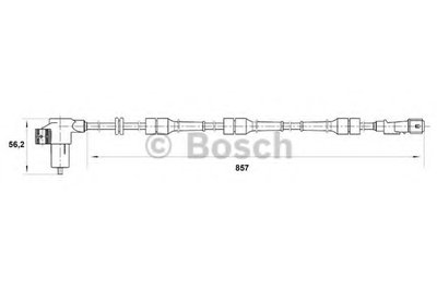 Датчик ABS задн. лів./прав.Citroen Xsara Peugeot 306 1.4-1.9D 04.93-08.05