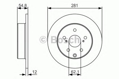 Тормозной диск BOSCH купить