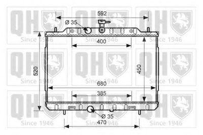 Радиатор, охлаждение двигателя QUINTON HAZELL купить