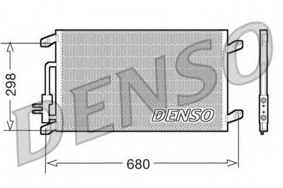 Конденсатор, кондиционер DENSO купить