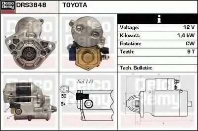 Стартер Remanufactured REMY (Light Duty) DELCO REMY купить