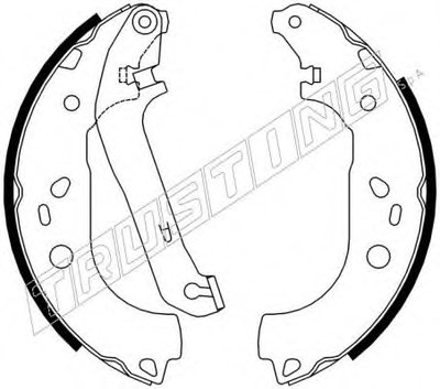 Комплект тормозных колодок TRUSTING купить