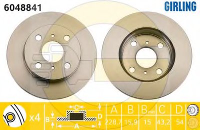 Тормозной диск GIRLING купить