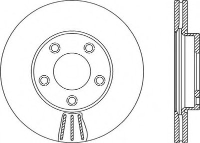 Тормозной диск ADAPTIVE OPEN PARTS купить