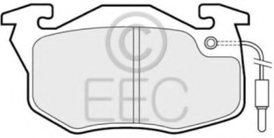 Комплект тормозных колодок, дисковый тормоз EEC купить