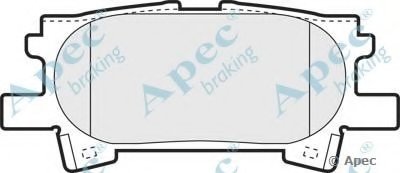 Комплект тормозных колодок, дисковый тормоз APEC braking купить