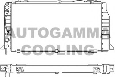 Радиатор, охлаждение двигателя AUTOGAMMA купить