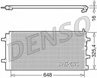 Конденсатор, кондиционер DENSO купить