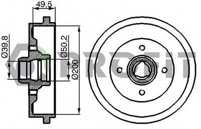 Тормозной барабан PROFIT купить