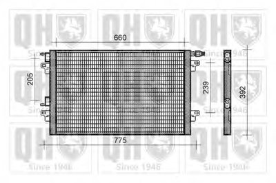 Конденсатор, кондиционер QUINTON HAZELL купить