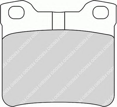 Комплект тормозных колодок, дисковый тормоз PREMIER FERODO купить
