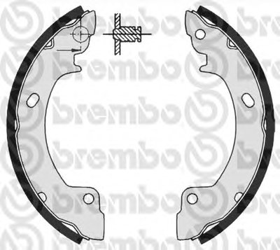 Комплект тормозных колодок BREMBO купить