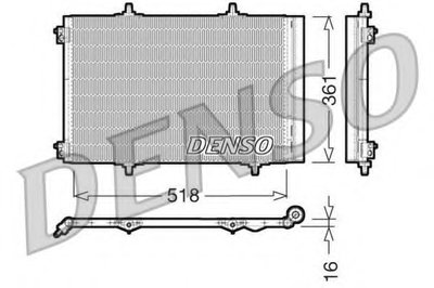 Конденсатор, кондиционер DENSO купить