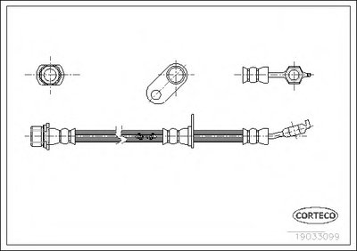 Тормозной шланг CORTECO купить