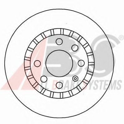 Диск тормозной OPEL ASTRA/KADETT передн. вент. (пр-во ABS)