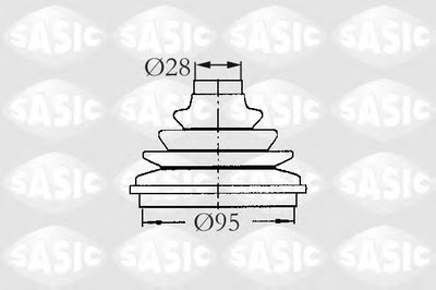 2933003   SASIC - Пильовик привідного валу