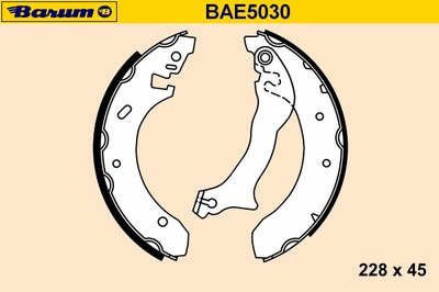 Комплект тормозных колодок BARUM купить