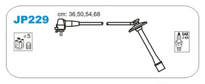 Комплект проводов зажигания JANMOR купить