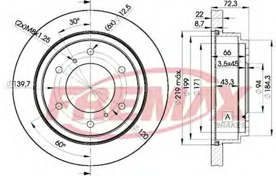 Тормозной диск Premium Carbon + FREMAX купить