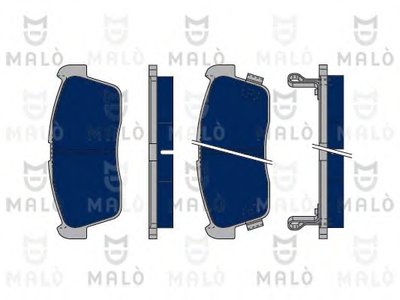 Комплект тормозных колодок, дисковый тормоз MALÒ купить