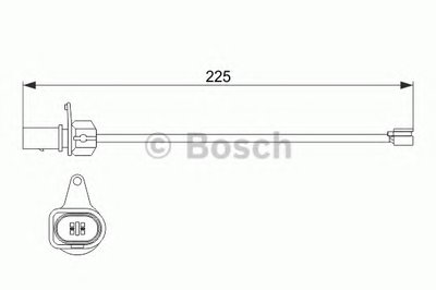 Сигнализатор, износ тормозных колодок BOSCH купить