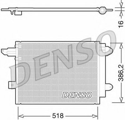 Конденсатор, кондиционер DENSO купить