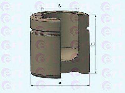 Поршень, корпус скобы тормоза ERT купить