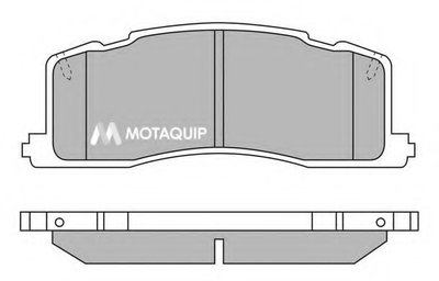 Комплект тормозных колодок, дисковый тормоз MOTAQUIP купить