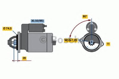 Стартер BOSCH купить