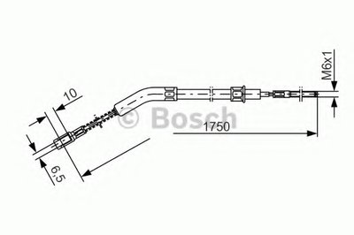 Трос, стояночная тормозная система BOSCH купить