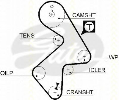 Ремень ГРМ TRISCAN купить