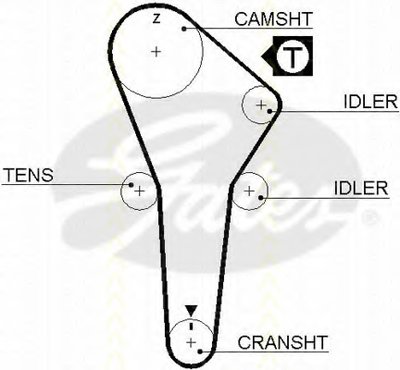 Ремень ГРМ TRISCAN купить