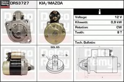 Стартер Remanufactured REMY (Light Duty) DELCO REMY купить