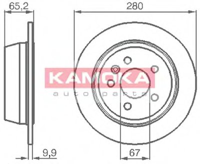 Тормозной диск KAMOKA KAMOKA купить