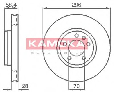 Тормозной диск KAMOKA KAMOKA купить