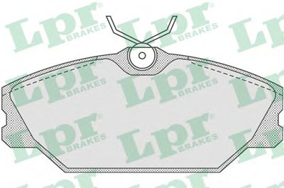 05P816  LPR - Гальмівні колодки до дисків (F, V)