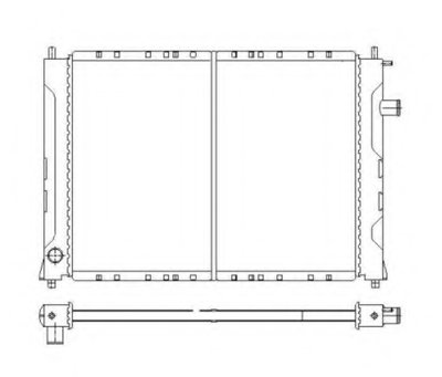 Радиатор, охлаждение двигателя NRF купить