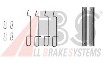 Комплектующие, колодки дискового тормоза A.B.S. купить