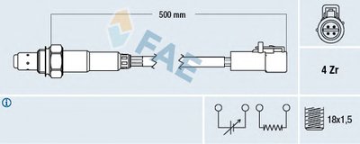 Лямда-зонд FAE купить